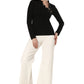 Gildel Neckline Chic Noir Top