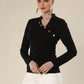 Gildel Neckline Chic Noir Top