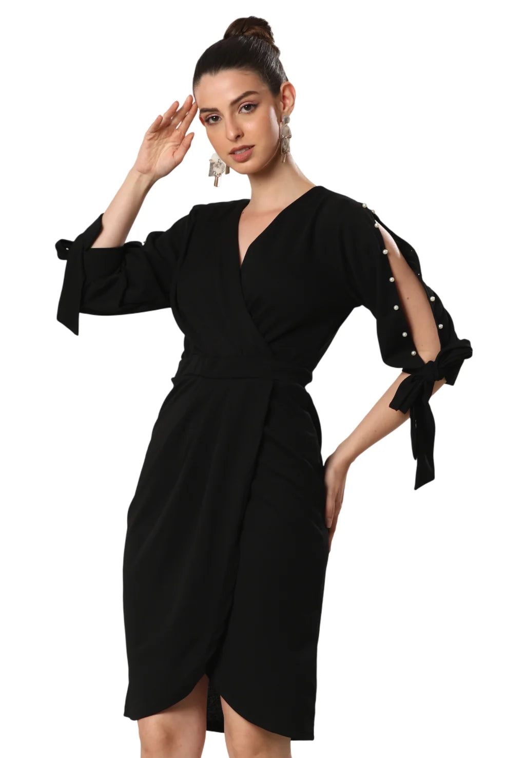 Glamourous Pearlescent Crossover Temptation Dress