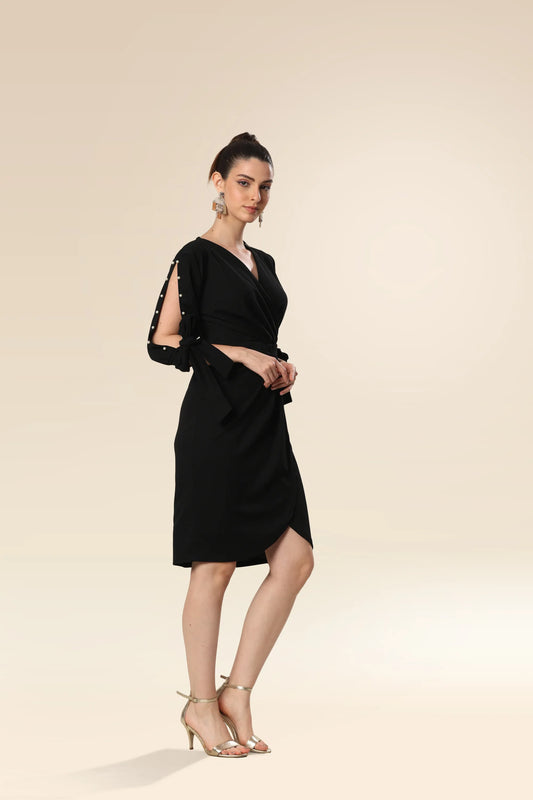 Glamourous Pearlescent Crossover Temptation Dress