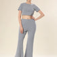 Gray Skyline Night Wear Chic