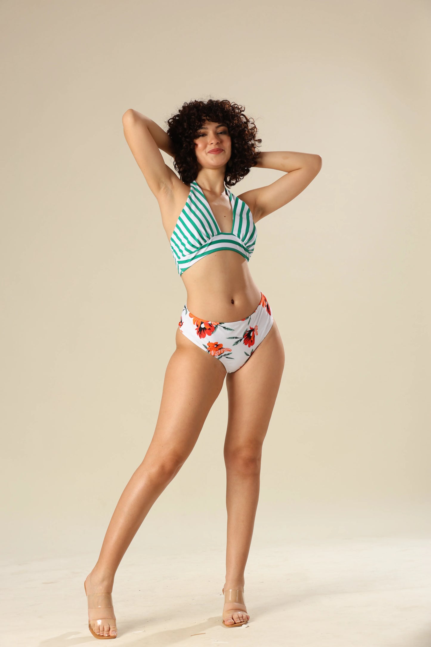 Green Oasis Ensemble Bikini Set