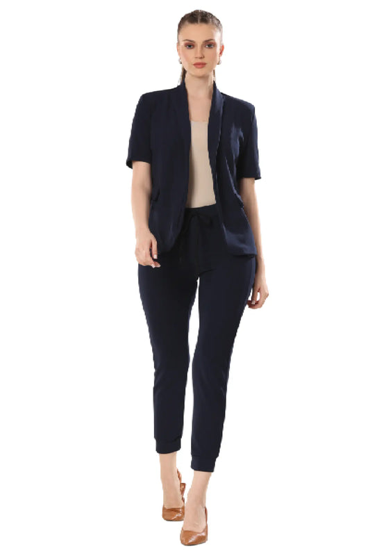 Indigo Infusion Blazer & Pant Ensemble