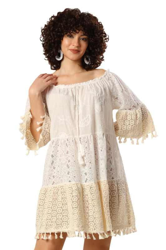 Ivory Shoreline Glam Dress