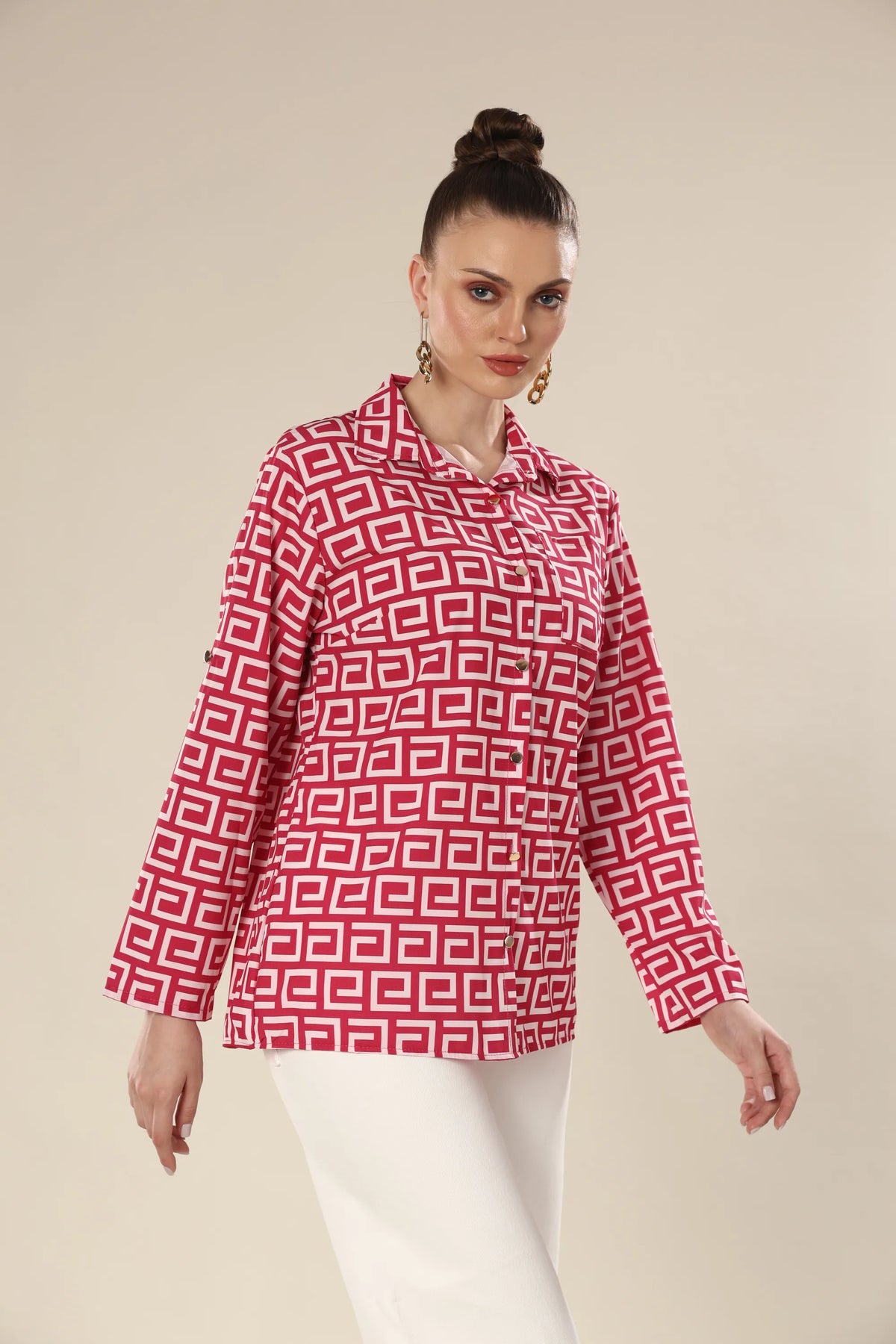 Laventa Ladyrinth Geometric Charm Shirt