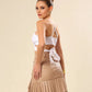 Leatherette Swirl Skirt