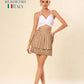 Leatherette Swirl Skirt