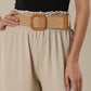 Leisurely Escape Trouser With Belt