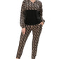 Luxe Velvet Geometric Ensemble Co-ord Set