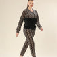 Luxe Velvet Geometric Ensemble Co-ord Set
