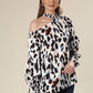 Marbled Majesty Asymmetric Leopard Charm Top