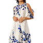 Marine Mirage Satin Stunner Dress