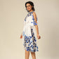 Marine Mirage Satin Stunner Dress