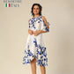 Marine Mirage Satin Stunner Dress