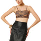 Midnight Slit Faux Leather Ensemble Skirt