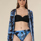 Midnight Bloom Trio Bikini Set