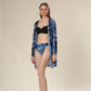 Midnight Bloom Trio Bikini Set