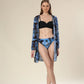 Midnight Bloom Trio Bikini Set