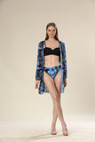 Midnight Bloom Trio Bikini Set