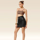 Midnight Slit Faux Leather Ensemble Skirt