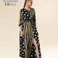 Mingle & Dazzle Brown Polka Symphony Dress
