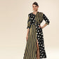 Mingle & Dazzle Brown Polka Symphony Dress