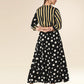 Mingle & Dazzle Brown Polka Symphony Dress