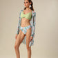 Minty petal Paradise Bikini Set