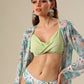 Minty petal Paradise Bikini Set