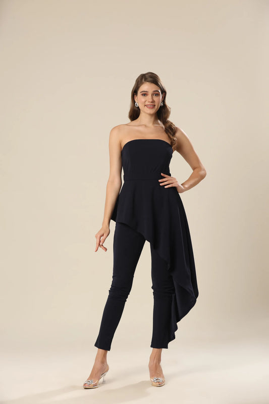 Modern Jumpsuit With Ruffle