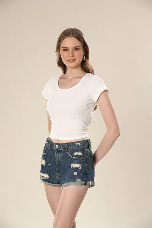 Modern Twist Tie-Back Ensemble Top
