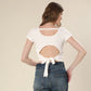 Modern Twist Tie-Back Ensemble Top