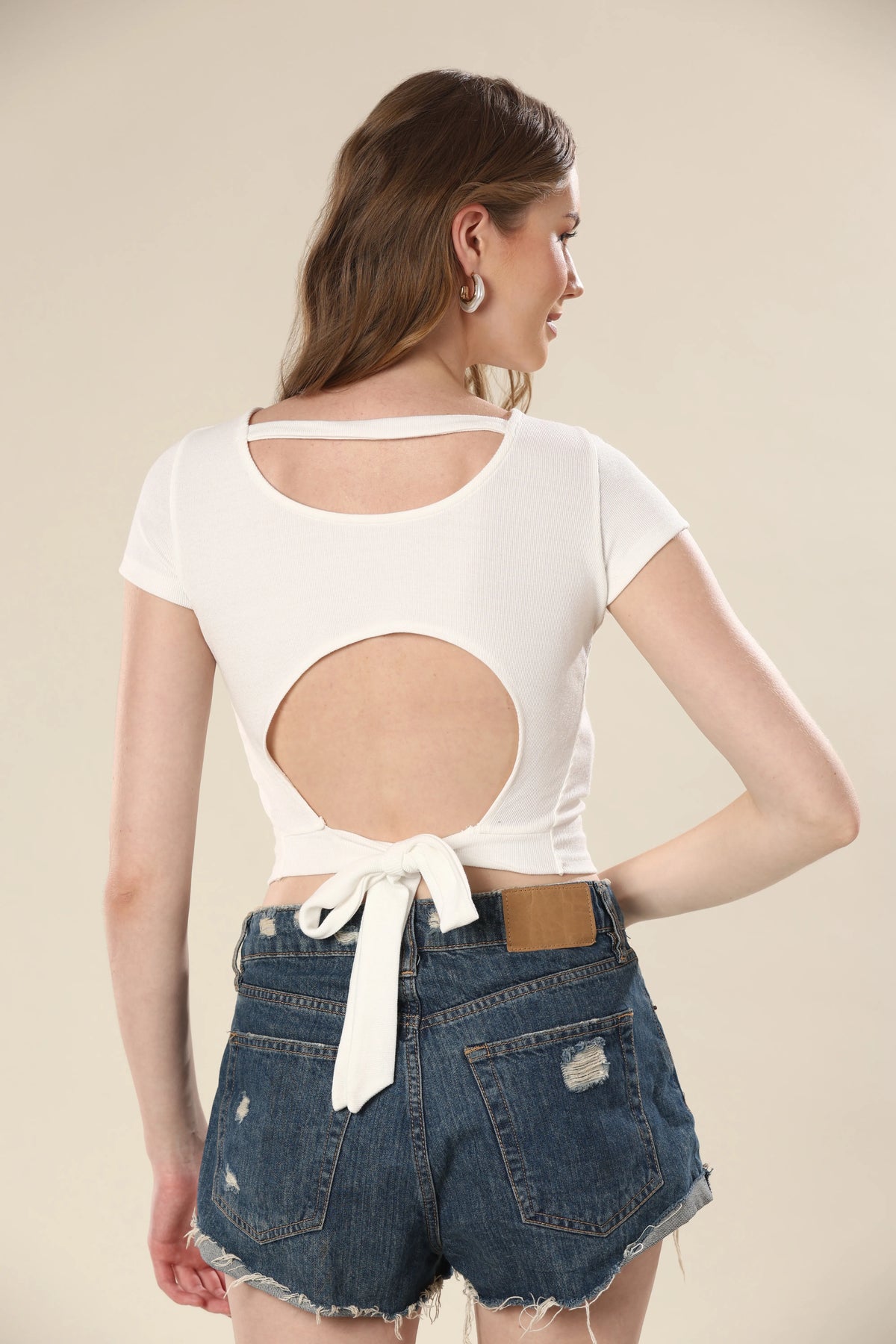 Modern Twist Tie-Back Ensemble Top