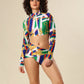 Mossy Marvel Zipper Bikini Set