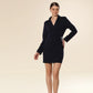 Nautical Night Cross-Over Chic Dress