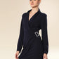 Nautical Night Cross-Over Chic Dress