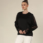 Noir Lace Long Sleeve Elegance Top