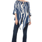 Ocean Waves Tie Ensemble Top