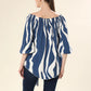 Ocean Waves Tie Ensemble Top