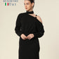 Onyx Ovation Asymmetric Neckline Dress