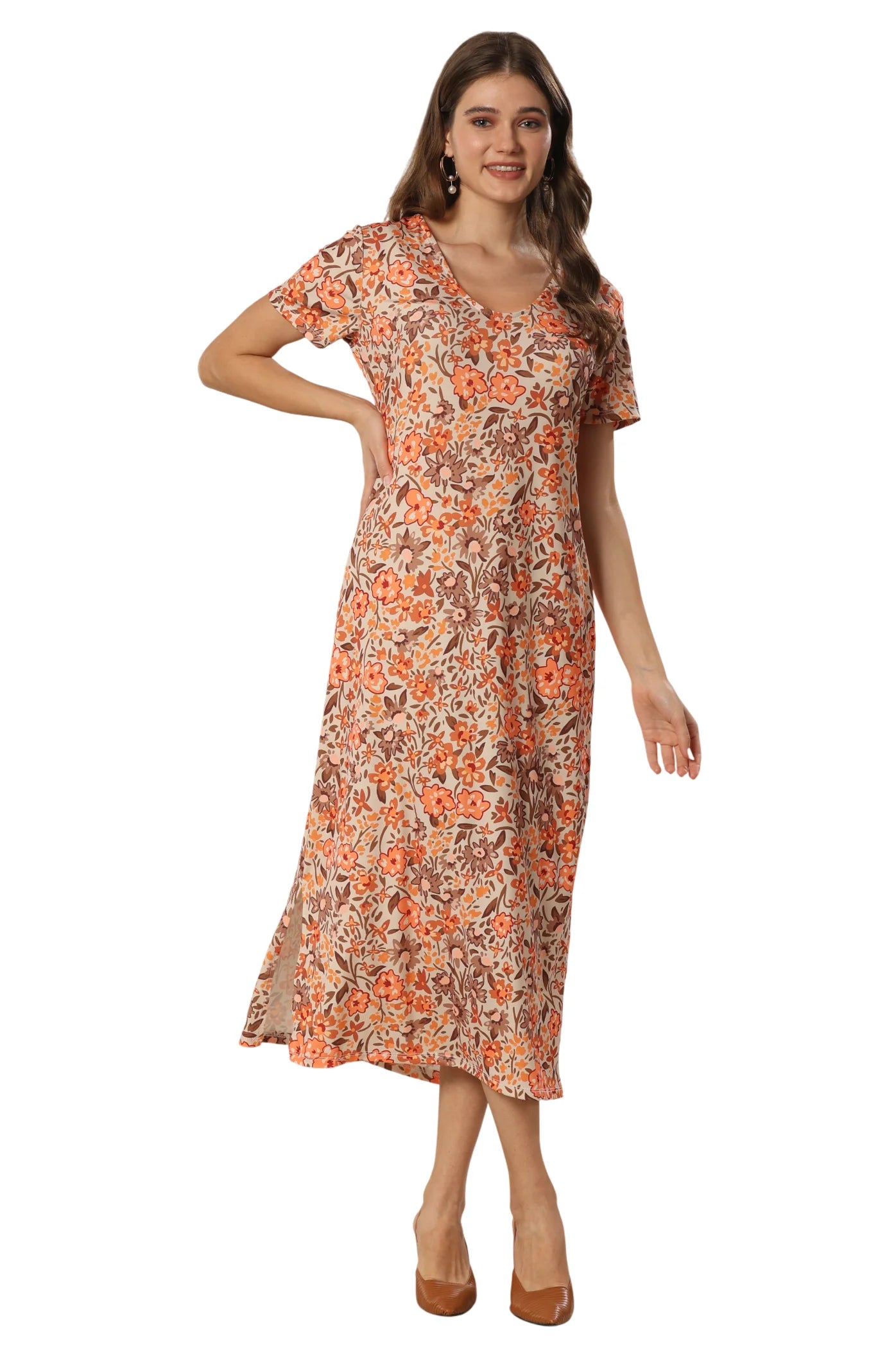 Orange Blossom Glamour Dress
