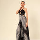 Palm Leaf Urban Elegance Jump Suit