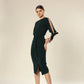 Pearl Embrace Lush Green Dress