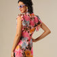 Petals & Pink Ruffle Delight Dress