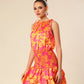 Pink Citrus Bliss Ensemble Dress