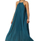 Pleats In Paradise Sleeveless Elegance Dress