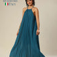 Pleats In Paradise Sleeveless Elegance Dress
