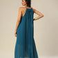 Pleats In Paradise Sleeveless Elegance Dress