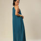 Pleats In Paradise Sleeveless Elegance Dress
