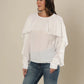 Pure White Comfort Flow Top